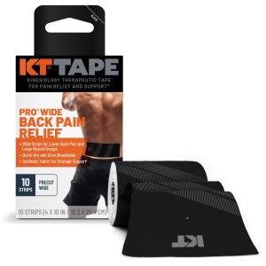KT Tape Pro® Wide Kinesiology Tape, 4" Precut Strips
